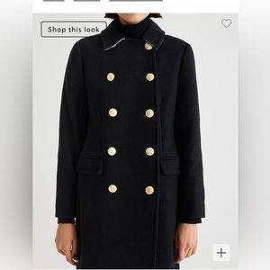 J. Crew Warwick topcoat in Italian stadium-cloth wool blend size 4